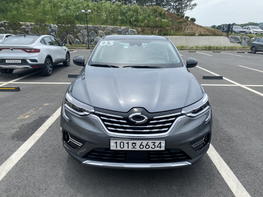 르노삼성 2022년형 XM3 1.6 GTe 모델. <이상현 기자>